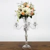 Decostar™ 5 Arm Crystal Candelabra 37" W/ Clear Glass Votive Holders