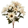 Decostar™ Artificial African Daisies Sunflower 18" - White