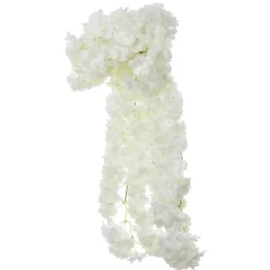 Decostar™ Artificial Cherry Blossom Branch 26" - White