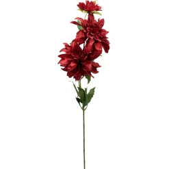 Decostar™ Artificial Dahlia Branch 30" - Red