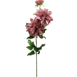 Decostar™ Artificial Dahlia Branch 30" - Mauve
