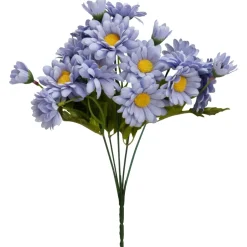 Decostar™ Artificial Daisy Bouquet 11" - Purple
