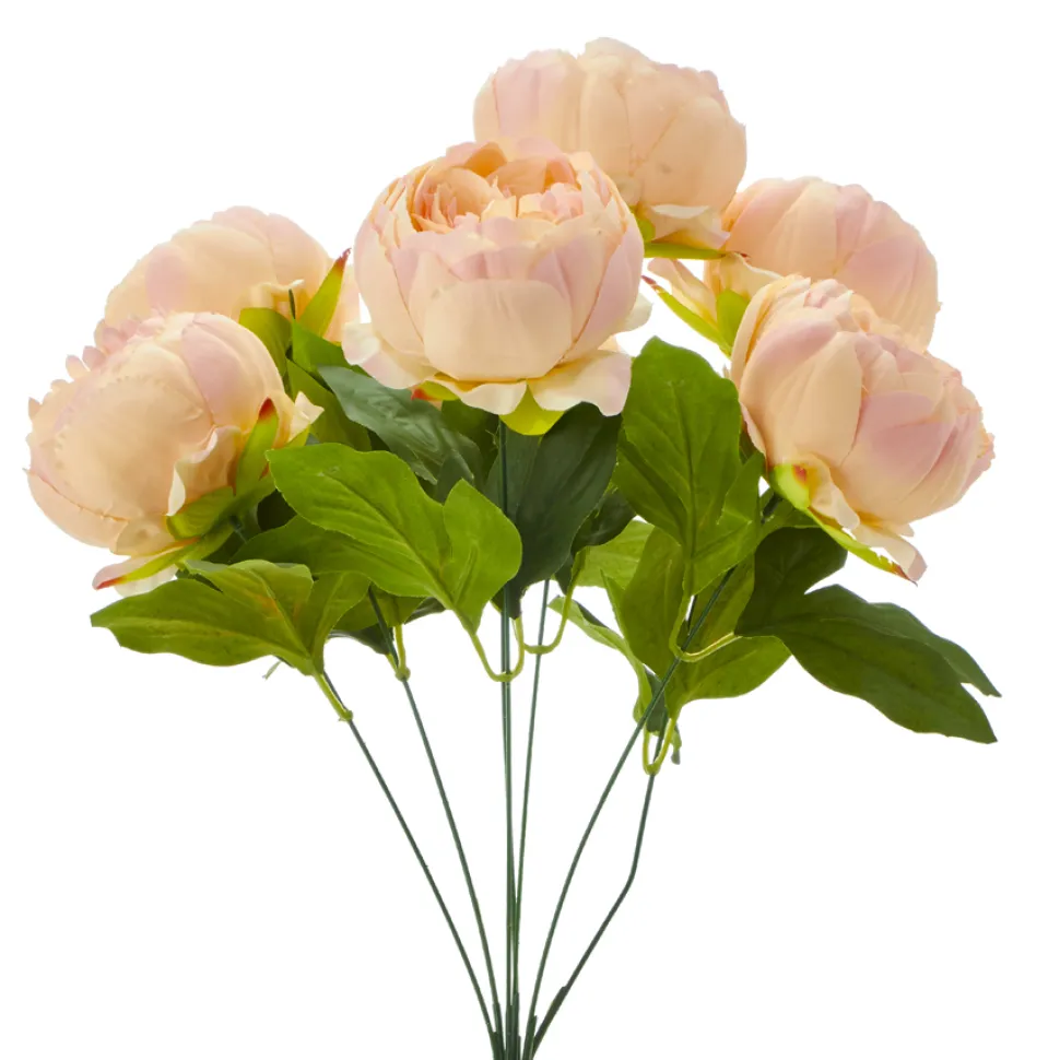 Decostar™ Artificial English Rose Bunch 18½" Blush
