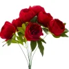 Decostar™ Artificial English Rose Bunch 18½" Red