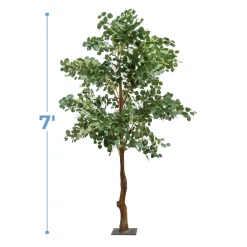 Decostar™ Artificial Eucalyptus Tree 7ft - Green