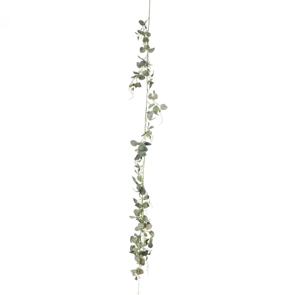 Decostar™ Artificial Eucalyptus Garland 72" - Frost Green