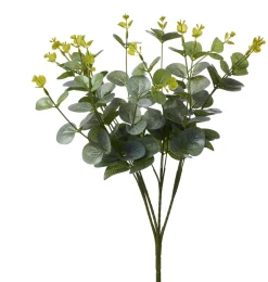 Decostar™ Artificial Eucalyptus Foliage Bush Light Green