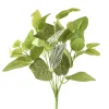 Decostar™ Artificial Fittonia Leaf Bunch - Green/White - 13"