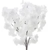 Decostar™ ARTIFICIAL FLOWER W/ GREENERY STEM WHITE