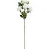 Decostar™ Artificial 7 Head Rose Branch 29" - White