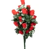 Decostar™ Artificial 36 Head Rose Bud Bush 24" - Red