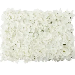 Decostar™ Artificial Hydrangea Flower Mat - 16" x 24" - White