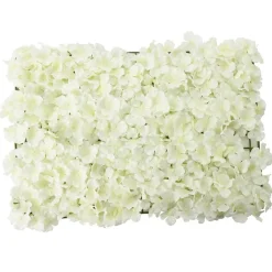 Decostar™ Artificial Hydrangea Flower Mat - 16" x 24" - Ivory