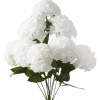 Decostar™ Artificial Hydrangea Flower Bunch - 20" White