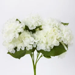 Decostar™ Artificial Hydrangea Bouquet 22" White