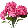 Decostar™ Artificial Hydrangea Bouquet 22½" Fuchsia