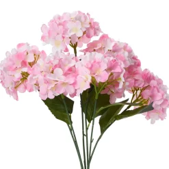 Decostar™ Artificial Hydrangea Bouquet 22½" Pink