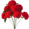 Decostar™ Artificial Hydrangea Flower Bunch - 20" Red