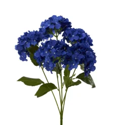 Decostar™ Artificial Hydrangea Bouquet 22½" Royal Blue