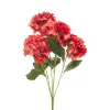 Decostar™ Artificial Hydrangea Bouquet 22½" Red