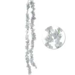 Decostar™ Artificial Hydrangea Flower Garland - Silver