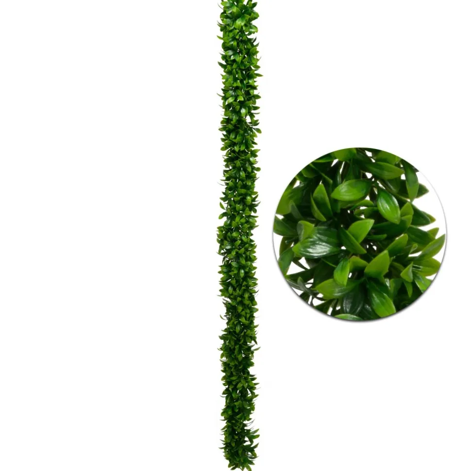 Decostar™ Artificial Lemon Leaf Garland 62"