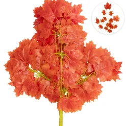Decostar™ Artificial Maple Leaf Branch 26" - Orange