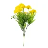 Decostar™ Artificial Marigold Bush 16" - Yellow