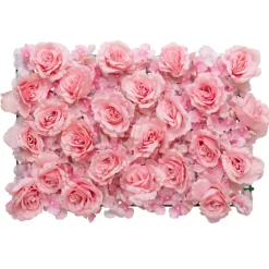 Decostar™ Artificial Mixed Rose Hydrangea Flower Mat - Pink