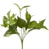 Decostar™ Artificial Philodendron Leaf Bunch - Green - 14" - 48 Pieces