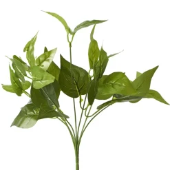 Decostar™ Artificial Philodendron Leaf Bunch - Green - 14" - 48 Pieces