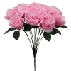 Decostar™ Artificial Rose Bouquet 12" - Pink