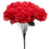 Decostar™ Artificial Rose Bouquet 12" - Red