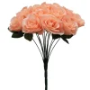 Decostar™ Artificial Rose Bouquet 12" - Blush