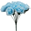 Decostar™ Artificial Rose Bouquet 12" - Blue