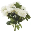 Decostar™ Artificial Rose Bouquet 17½" White