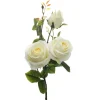 Decostar™ Artificial Rose Branch 31 x 7" White