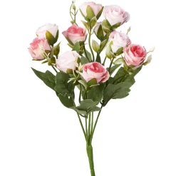 Decostar™ Artificial Rose Flower Bunch Pink