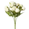Decostar™ Artificial Rose Flower Bunch White