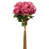 Decostar™ Artificial Rose Flower Bouquet - Mauve