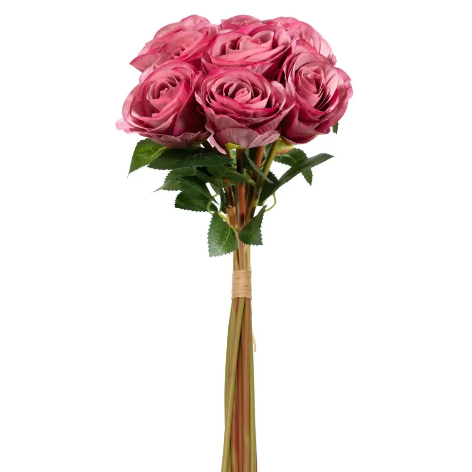 Decostar™ Artificial Rose Flower Bouquet - Mauve