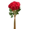 Decostar™ Artificial Rose Flower Bouquet - Red