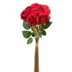 Decostar™ Artificial Rose Flower Bouquet - Red