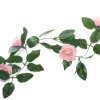 Decostar™ Artificial Rose Garland 78" Blush
