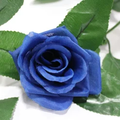 Decostar™ Artificial Rose Garland 78" Royal Blue
