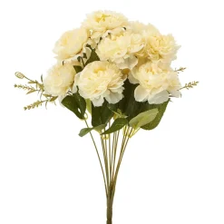 Decostar™ Artificial Rose "Peace" 18" - Ivory