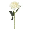 Decostar™ Artificial Single Rose 19½" - White