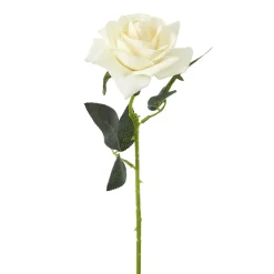 Decostar™ Artificial Single Rose 19½" - White