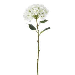 Decostar™ Artificial Single Stem Hydrangea Flower 43" - White