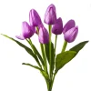 Decostar™ Artificial Tulip Bouquet 16" - Purple